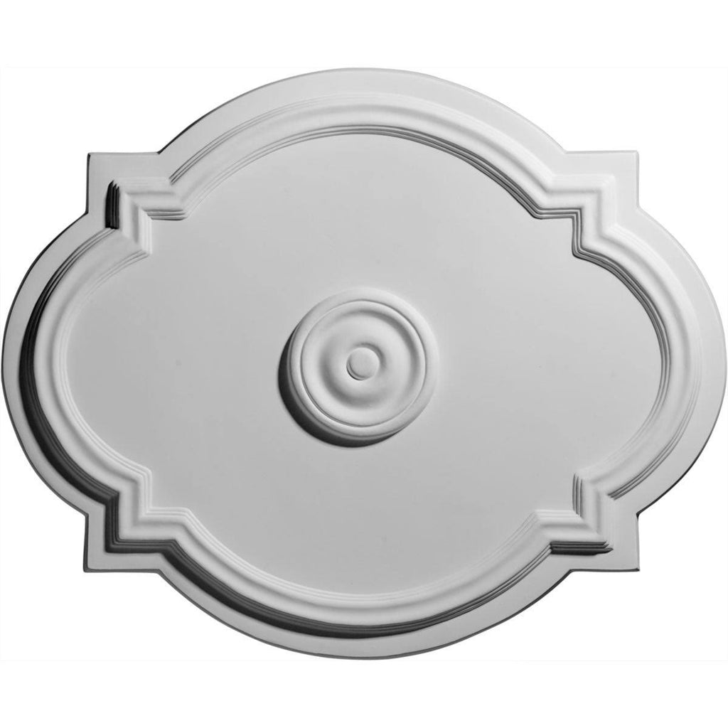 Waltz Ceiling Medallion Hand-Painted Bronze Blue Patina P735