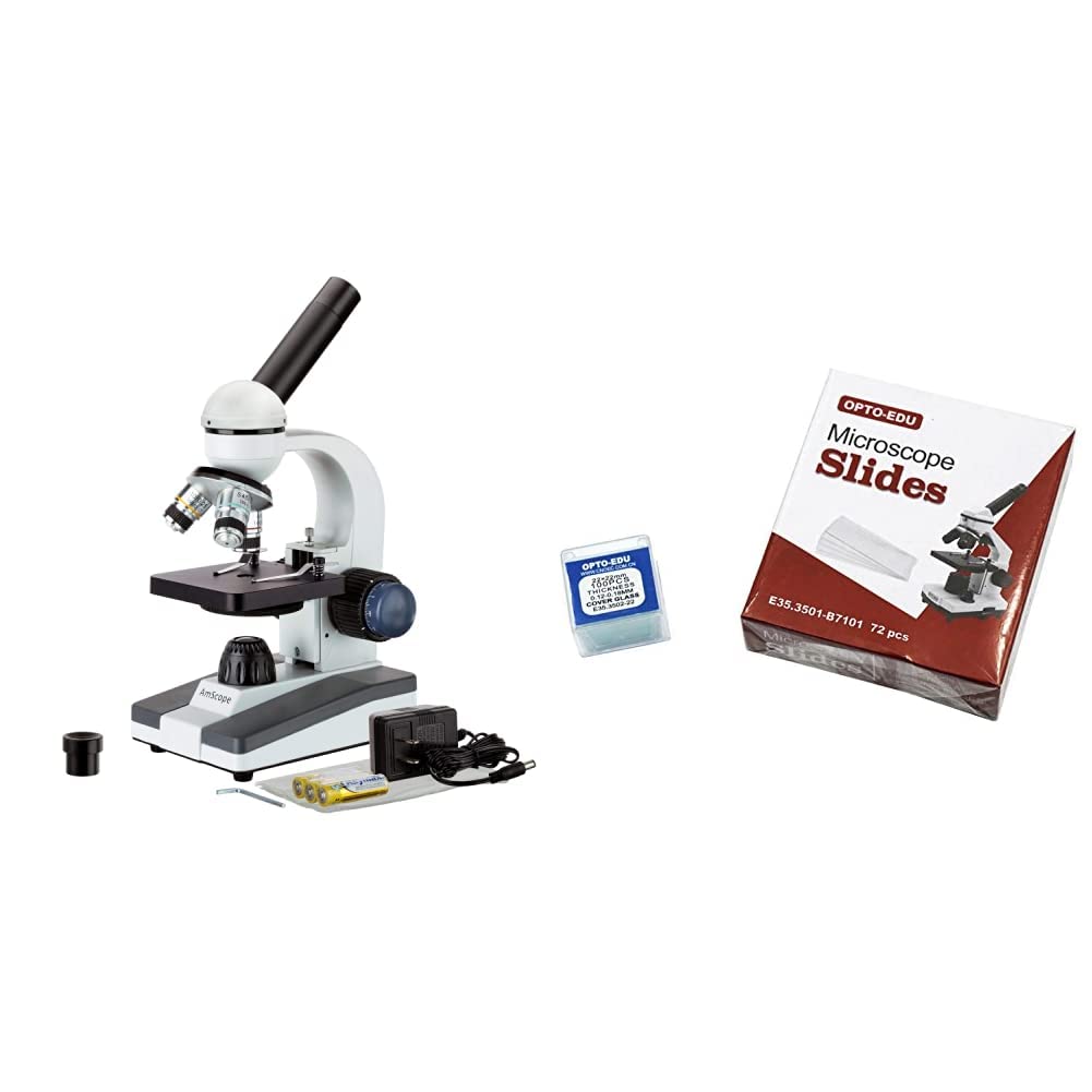 40X-1000X Cordless LED Student Biological Compound Microscope F23646