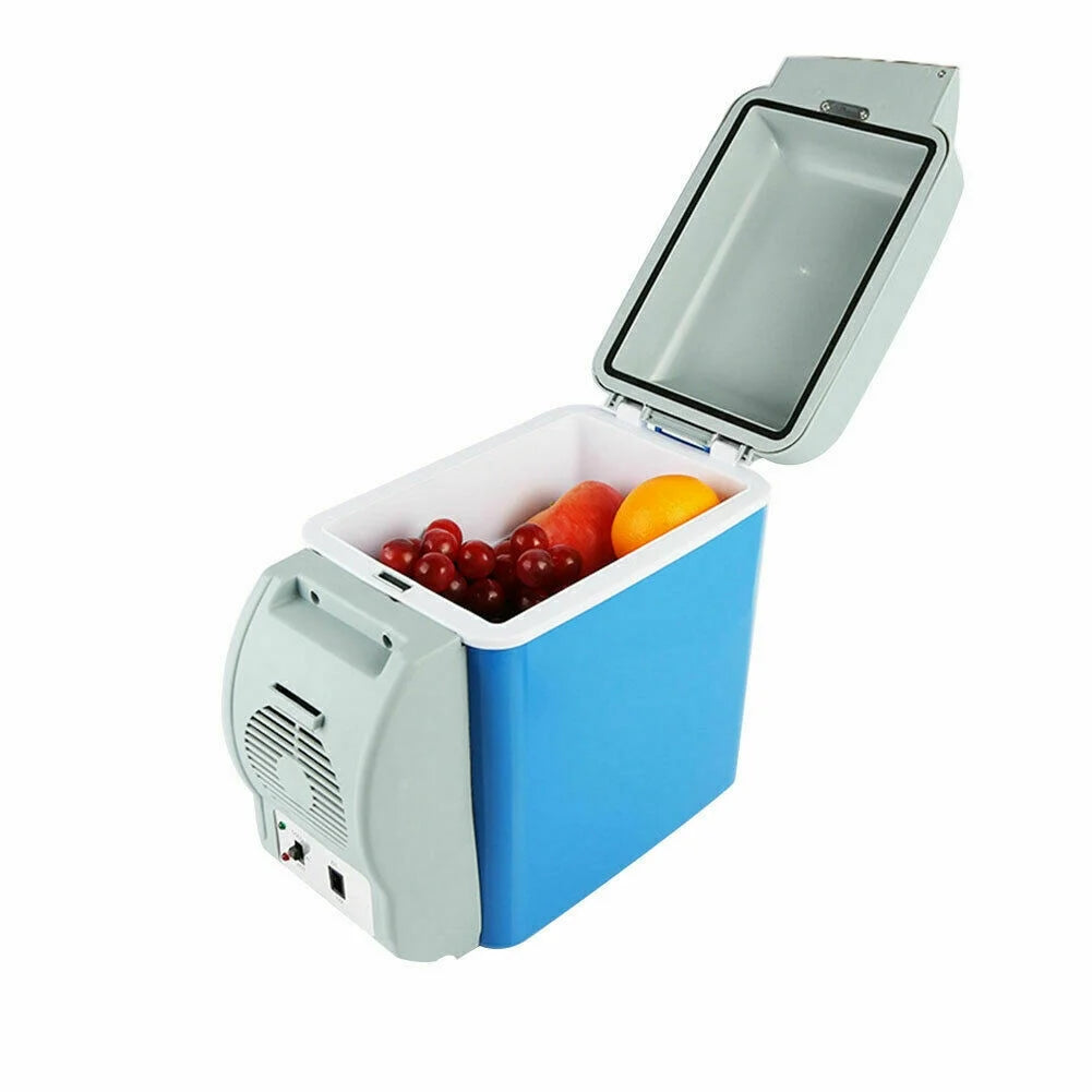 Blue 7.5L Electric Car Mini Refrigerator Cooler Warmer L8209