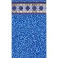 Oval Heavy Gauge Unibead Liner 18-ft x 33-ft Blue V3472