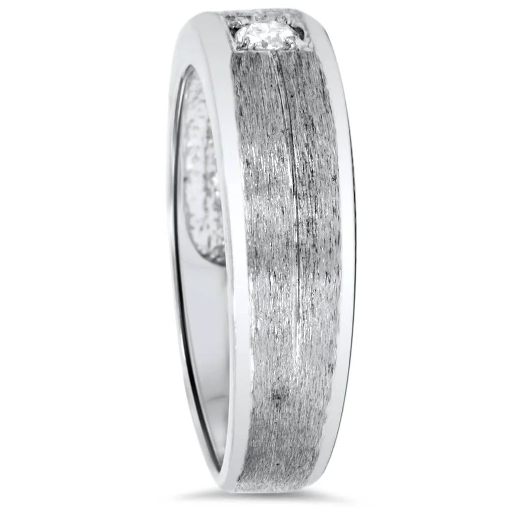 White Gold Solitaire Diamond Wedding Ring H88553