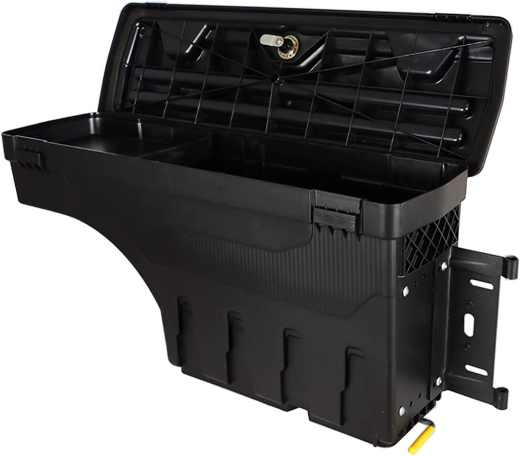 Driver Side Truck Bed Wheel Well Storage Case Tool Box with Lock B739