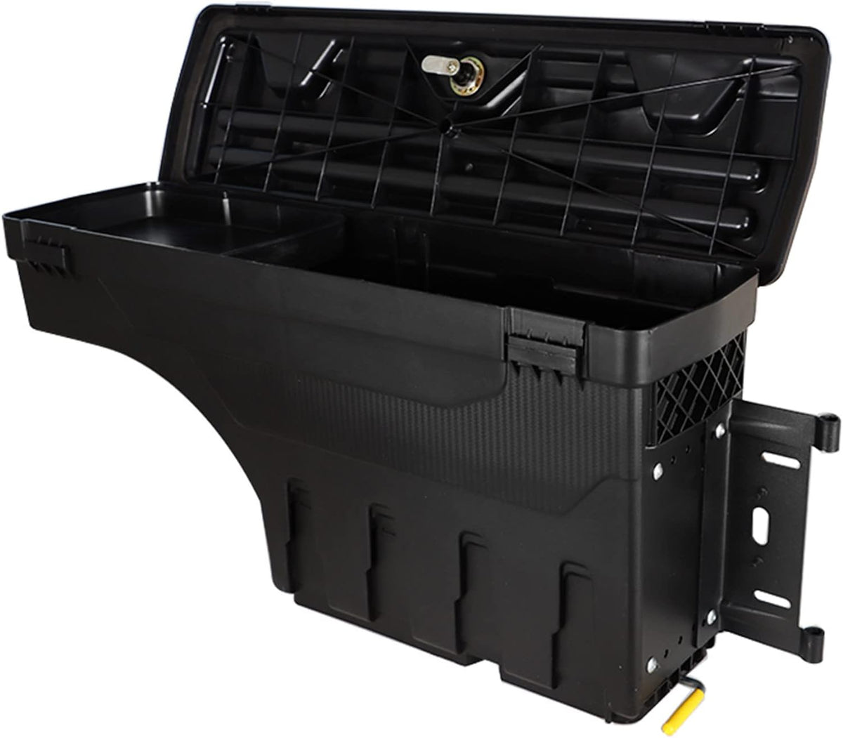 Driver Side Truck Bed Wheel Well Storage Case Tool Box with Lock B739