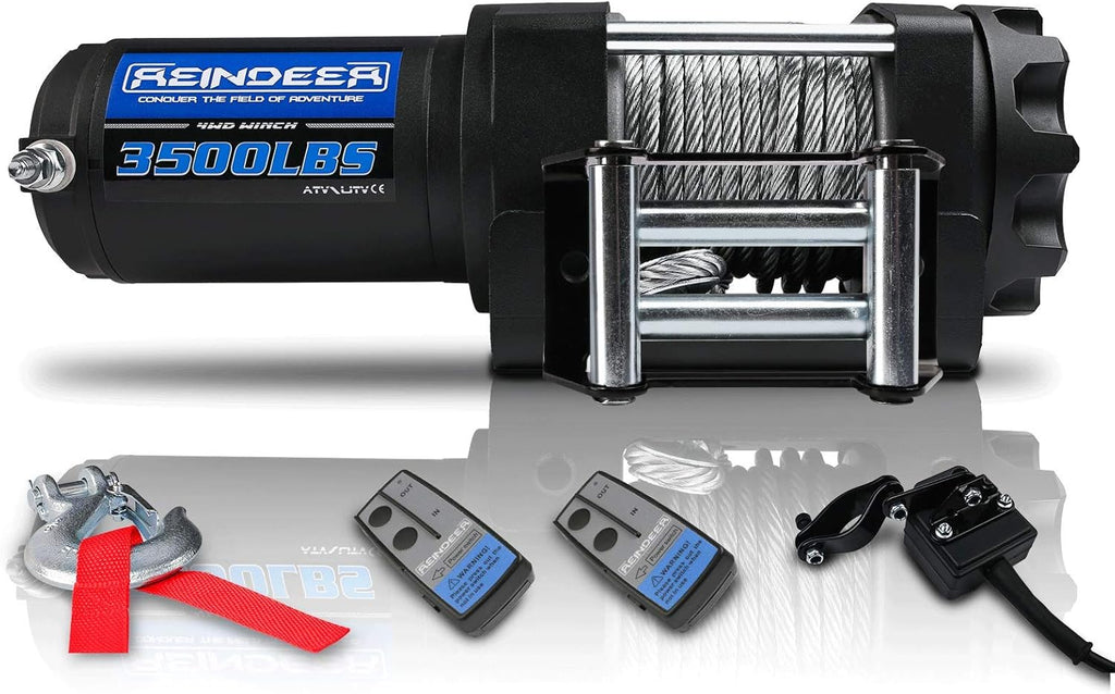 13000LBS 12V Electric Winch Kit with Synthetic Rope I73446