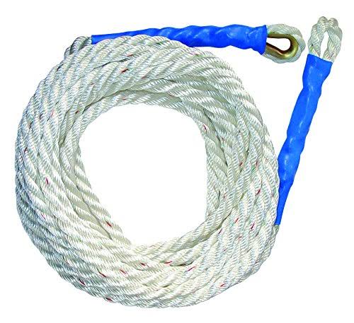 25& Premium Polyester Blend Vertical Lifeline with Thimble-eye and Back Splice I347