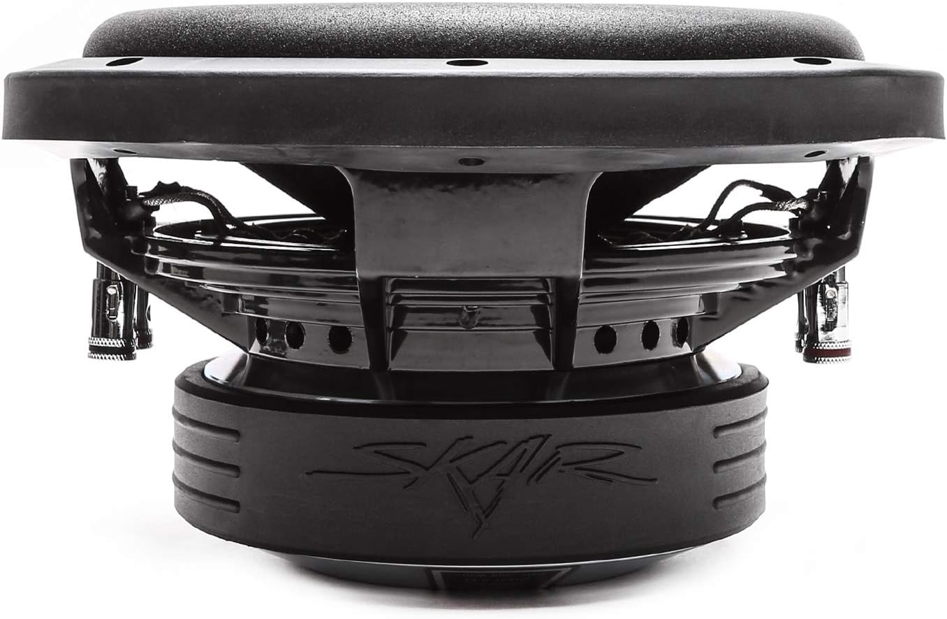 8" 600W Dual 4 Ohm Shallow Mount Car Subwoofer Pack of 2 D160