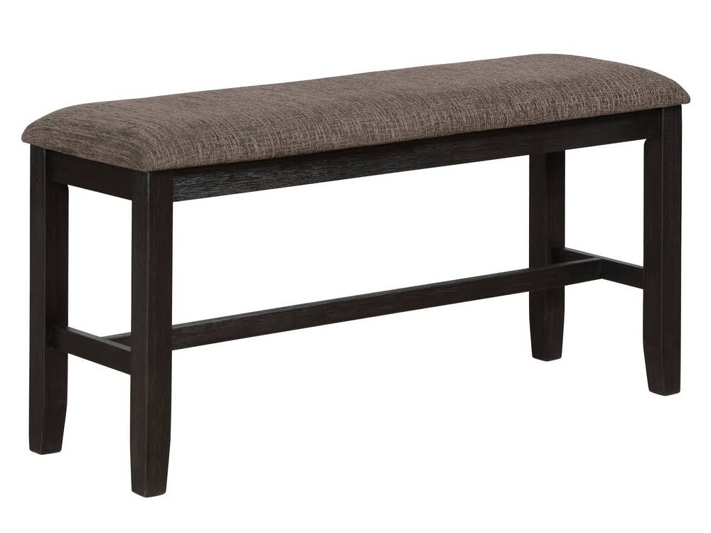 Brown Fabric Counter Height Bench Z117975