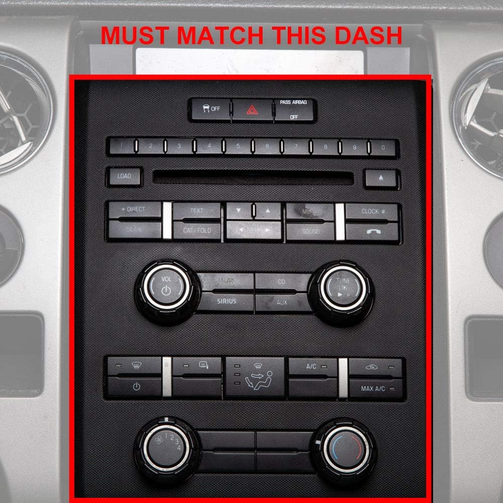 Single or Double DIN Radio Dash Kit for Ford F-150 S37917