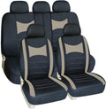 Red Full Set Car Seat Covers R9808