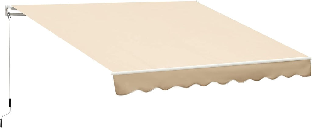 Wine Red Manual Retractable Awning E584222