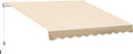 Wine Red Manual Retractable Awning E584222