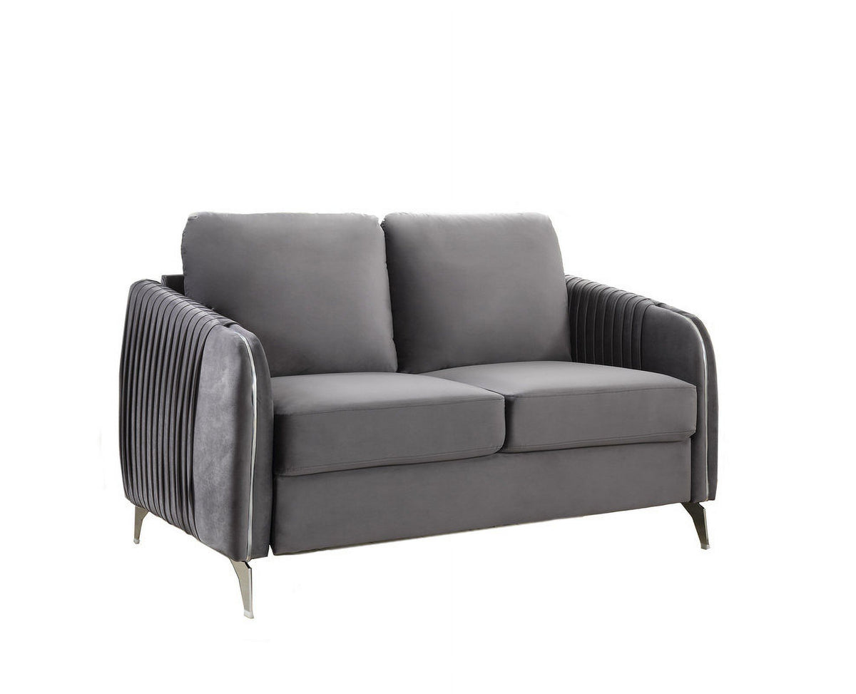 Channel-Quilted Sofa A38830