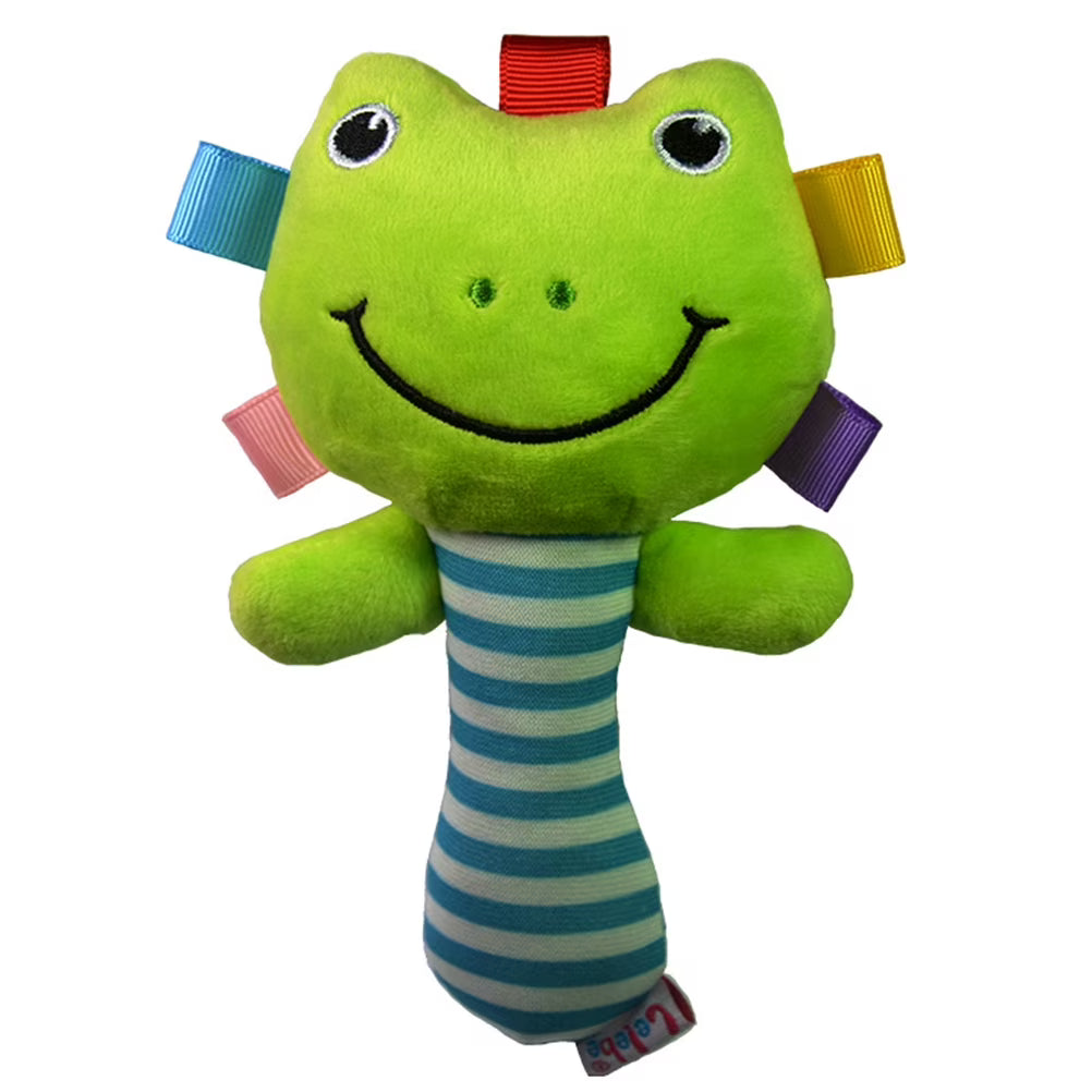 Frog Plush Rattle Toy for Infant Y99735