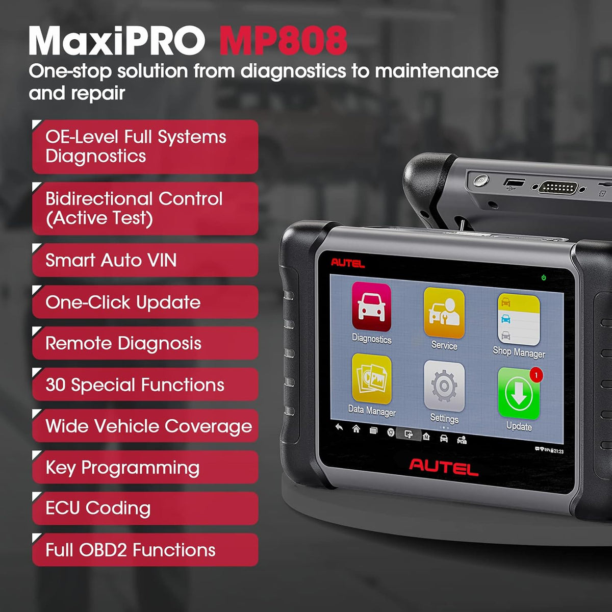 OBD2 Diagnostic Scan Tool with Bi-directional Control L223556