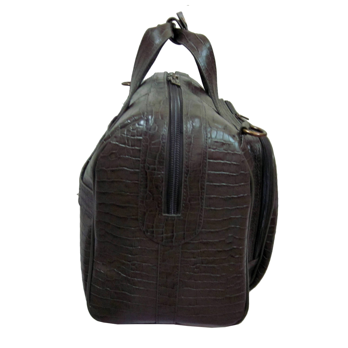 2-Piece Green Croco Print Traveler Spinner Set L853285