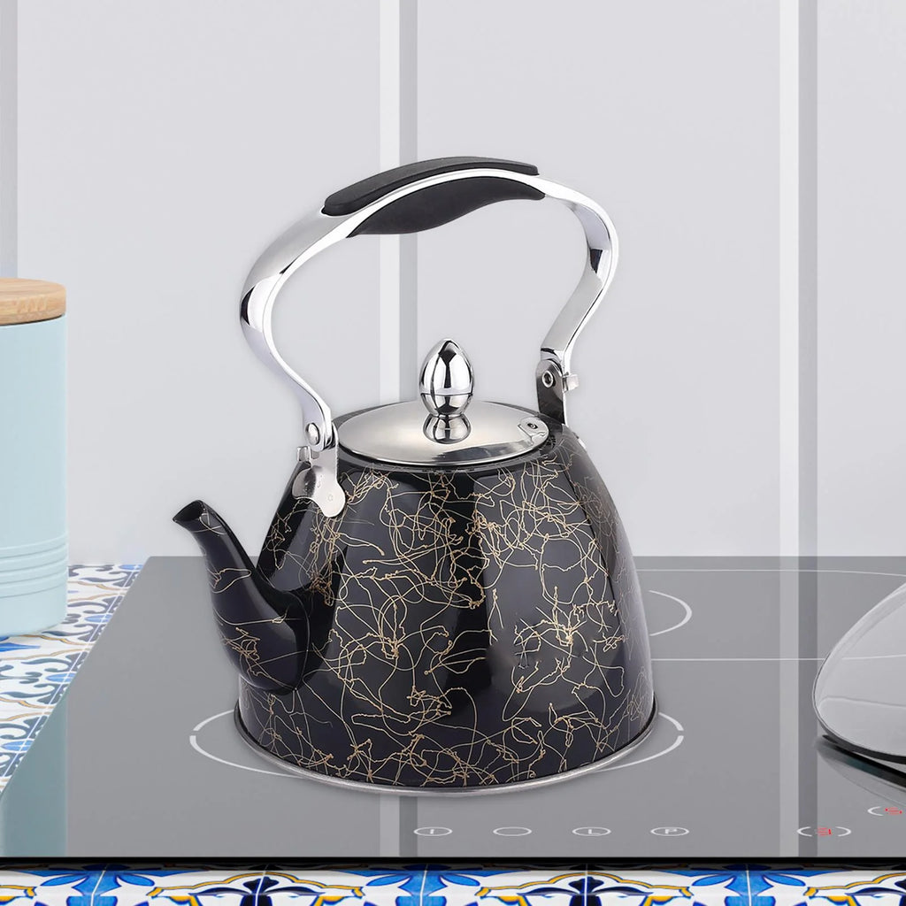 Black Gold 1L Tea Kettle with Anti Scald Handle D69023