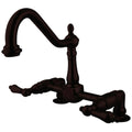 Oil Rubbed Bronze Two-Handle Kitchen Faucet S662947