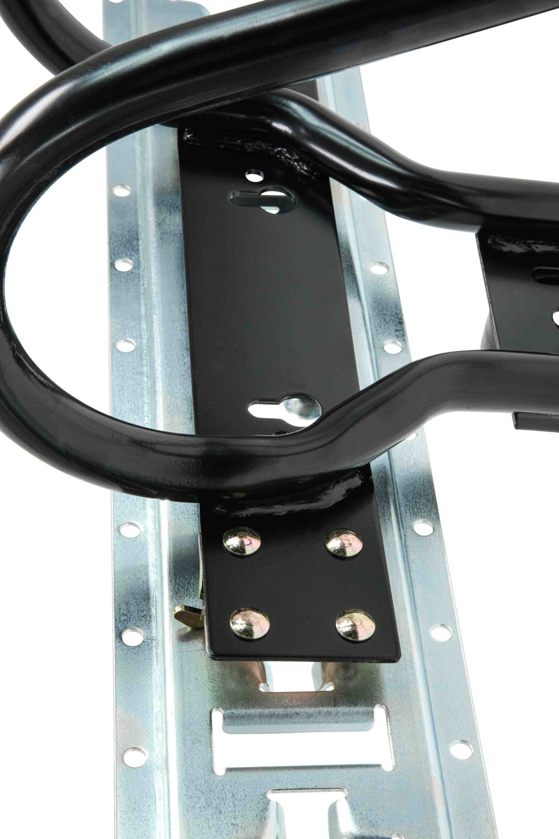 14 Pc Motorcycle Kit with E-Track Wheel Chock, Handle Bar Straps, D Ring, Ratchet Straps W8251