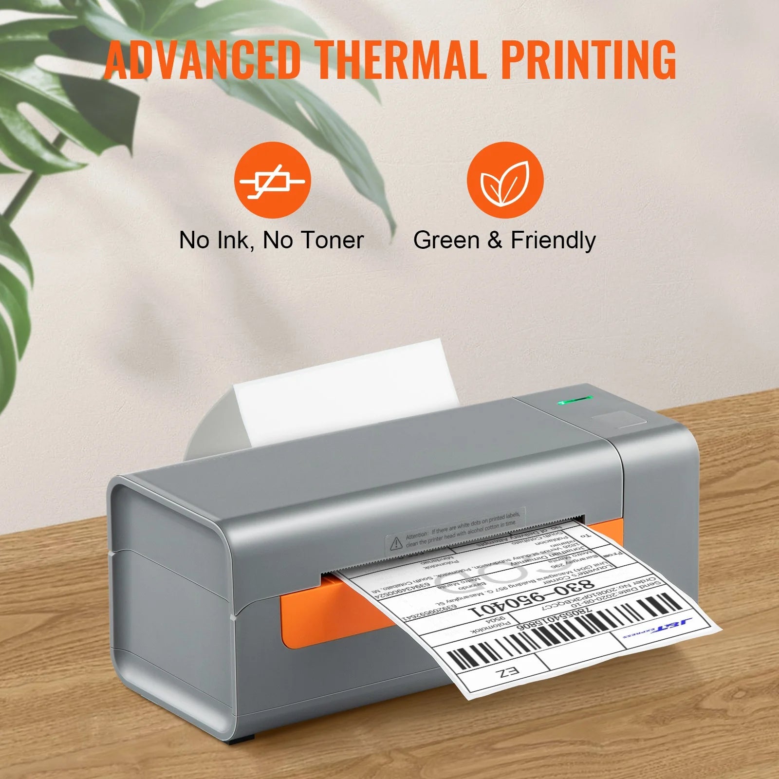 Thermal Label Printer 4X6 203DPI USB Bluetooth U59326