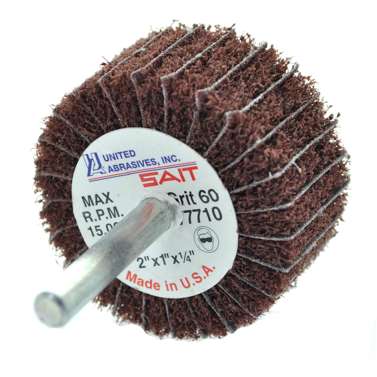 2x1x1/4 Non-Woven Interleaf Wheel Medium 60 Grit 10 Pack L465618