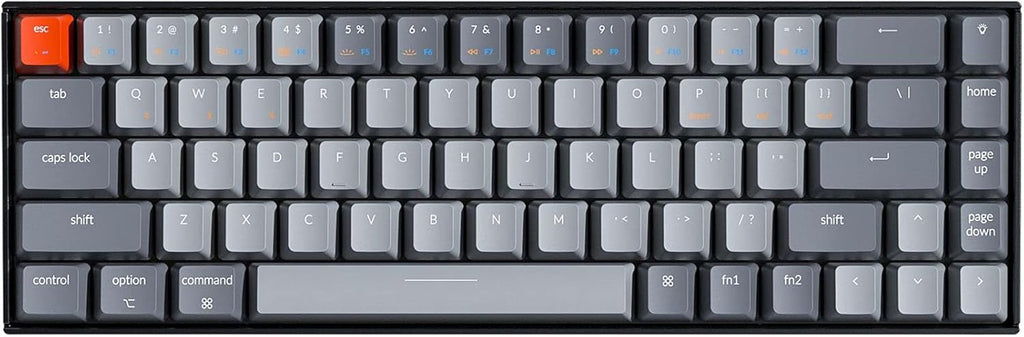 65% Compact Wireless Mechanical Keyboard with Hot-swappable White Backlight J969452