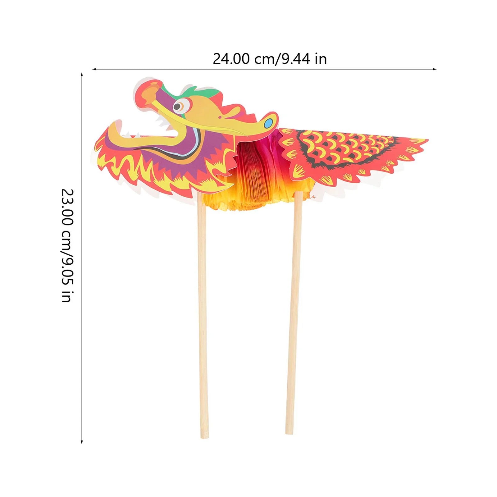 20 Sets Kids Manual Chinese Dragon Making Material Handmade Toy E67722