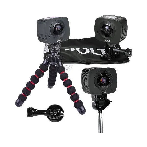 Sports Action Camera Kit Dual Lens with Tripod R9070