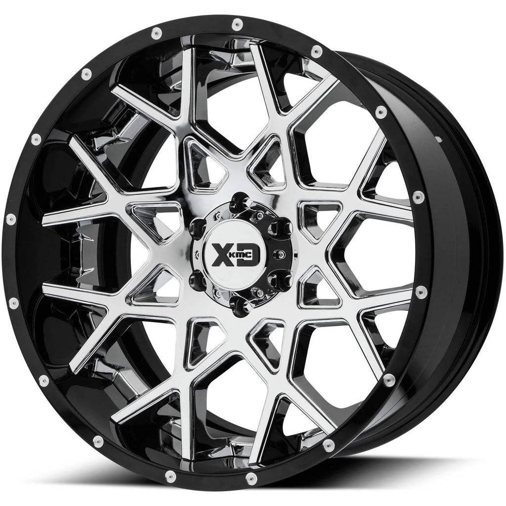 22x12 Chrome Center Black Wheel Rim L85146