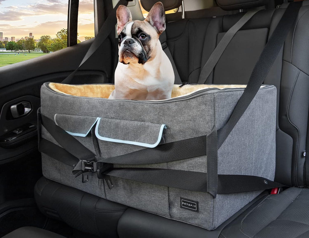 Large Dog Car Booster Seat with Safety Belt A70375