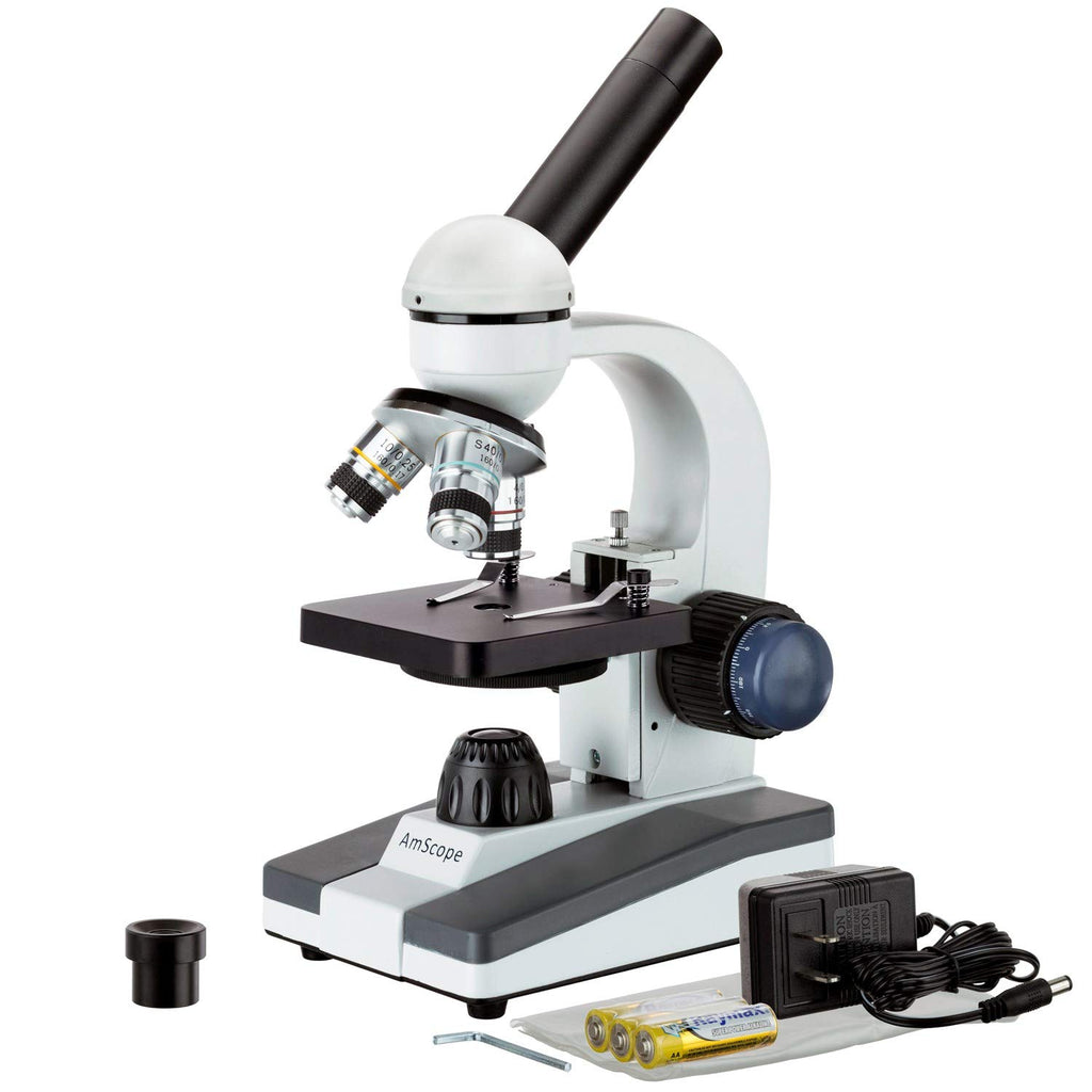 40X-1000X Cordless LED Student Biological Compound Microscope F23646
