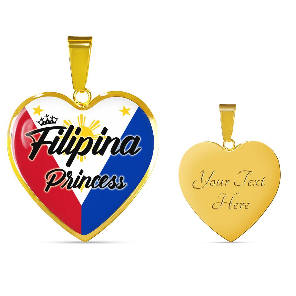 Stainless Steel or 18k Gold Heart Pendant Necklace E7005