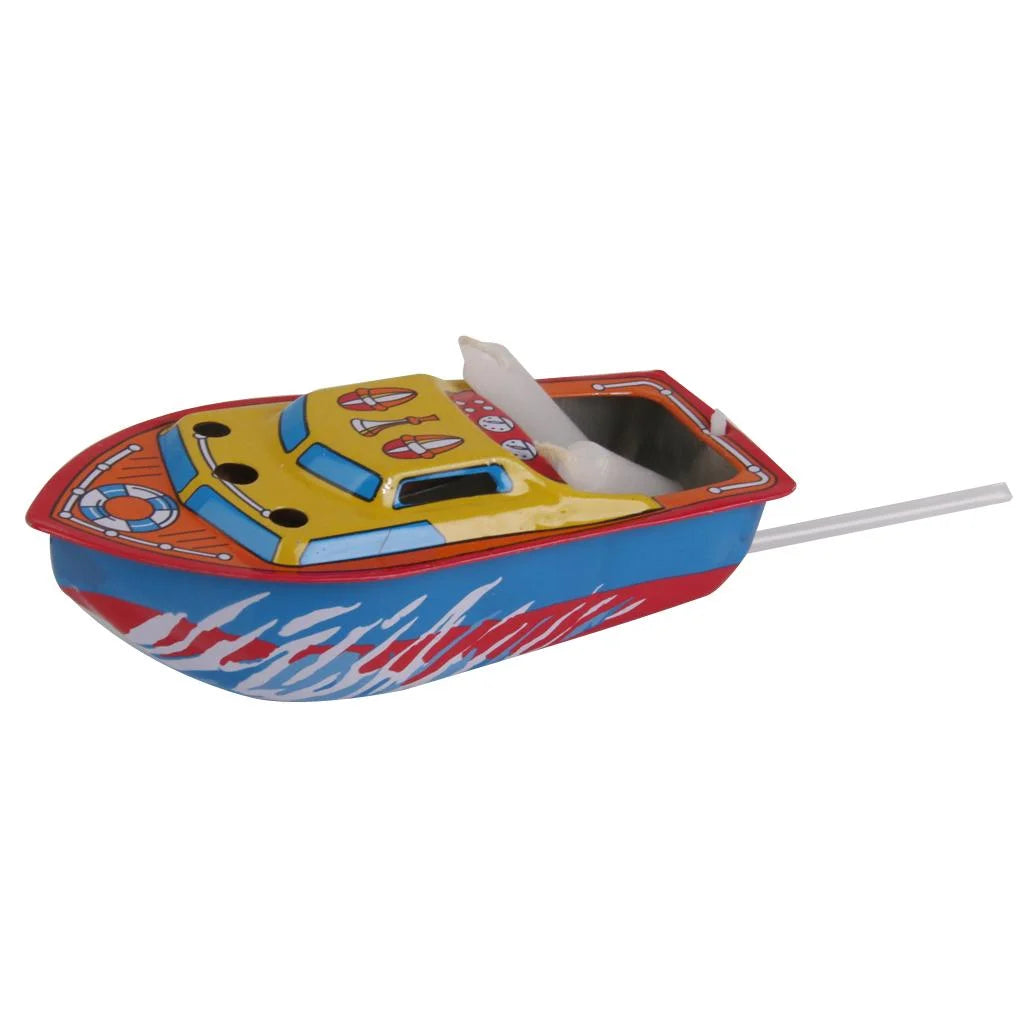 Vintage Tin Toy Boat X142534