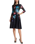 Short Printed Dress V9111