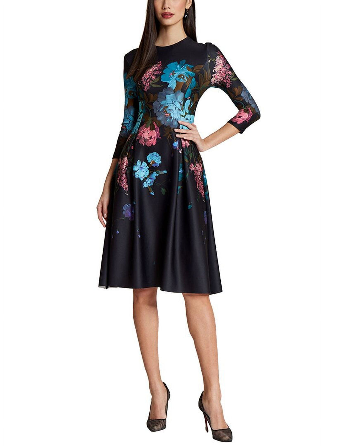 Short Printed Dress V9111
