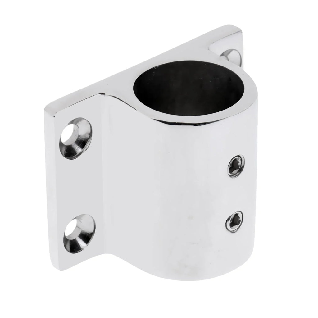 4 Pieces 316 Stainless Steel Boat Hand Rail Fitting 1'' Rectangular Base D44906
