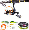Carbon Fiber Telescopic Fishing Rod with Spinning Reel K8720