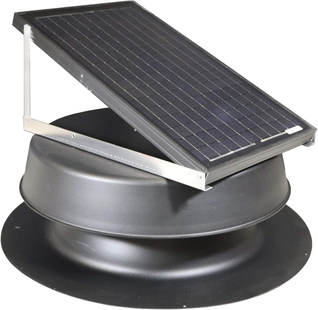 Solar Attic Fan 32-watt Black W227478