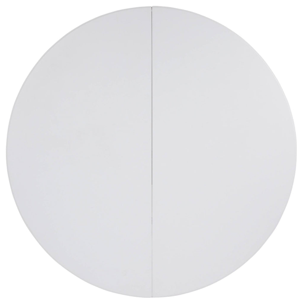 6-Foot Round Bi-Fold Granite White Plastic Folding Table A111459