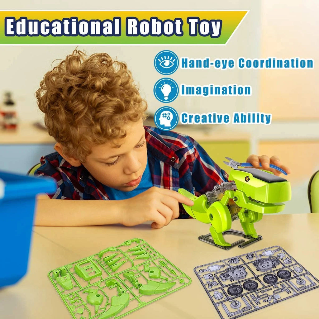 STEM Robot Building Science Kit 3 in 1 Solar Dinosaur Robot E496