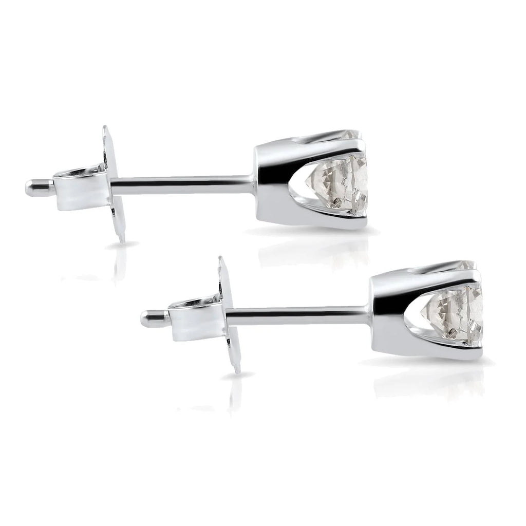 14K Yellow Gold Diamond Stud Earrings X226414