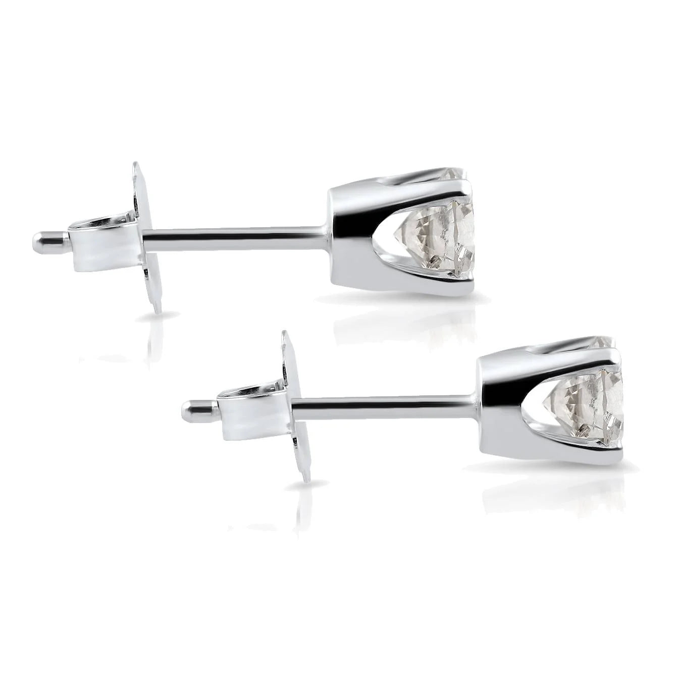 14K Yellow Gold Diamond Stud Earrings X226414