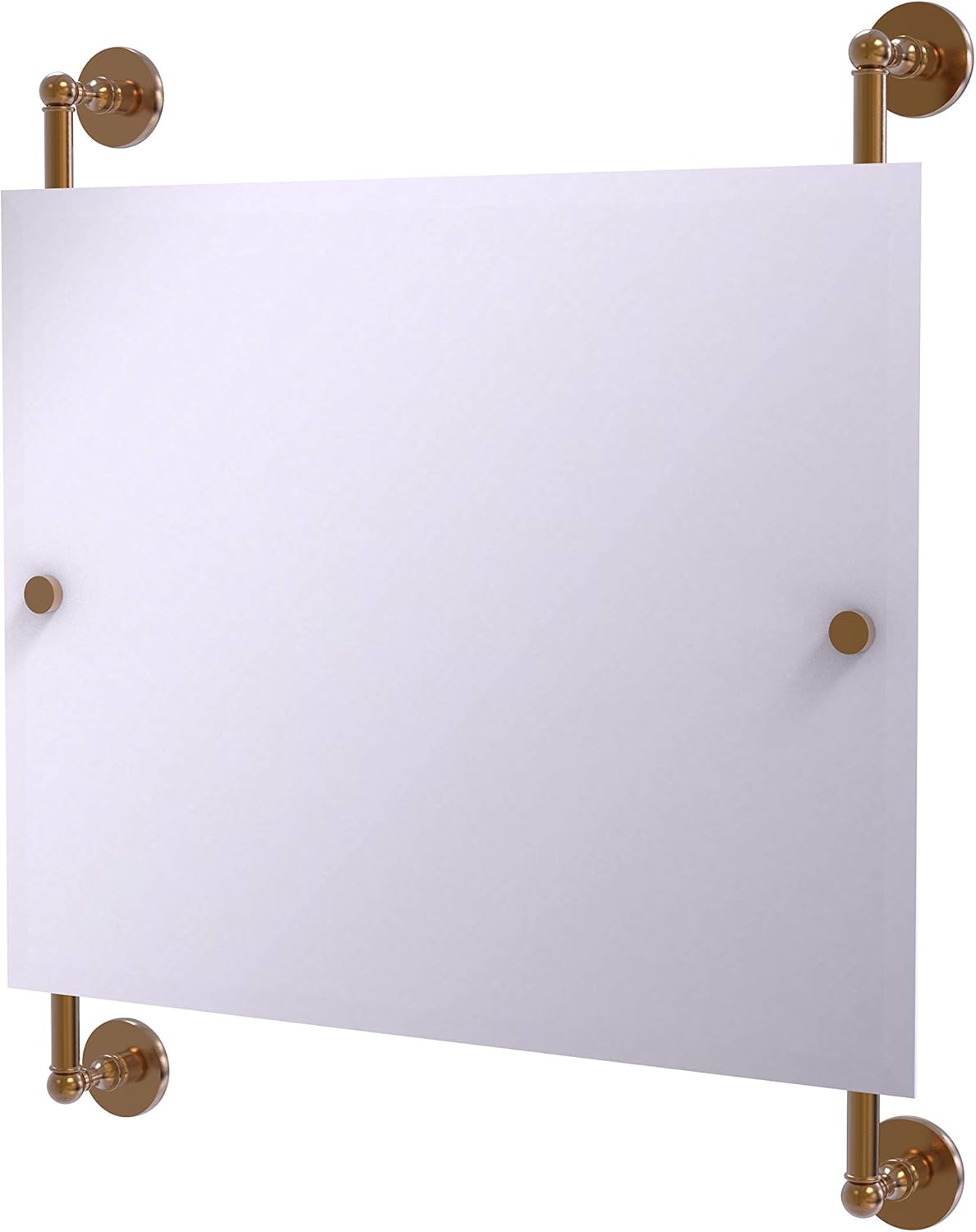 Polished Nickel Frameless Wall Mirror N2703