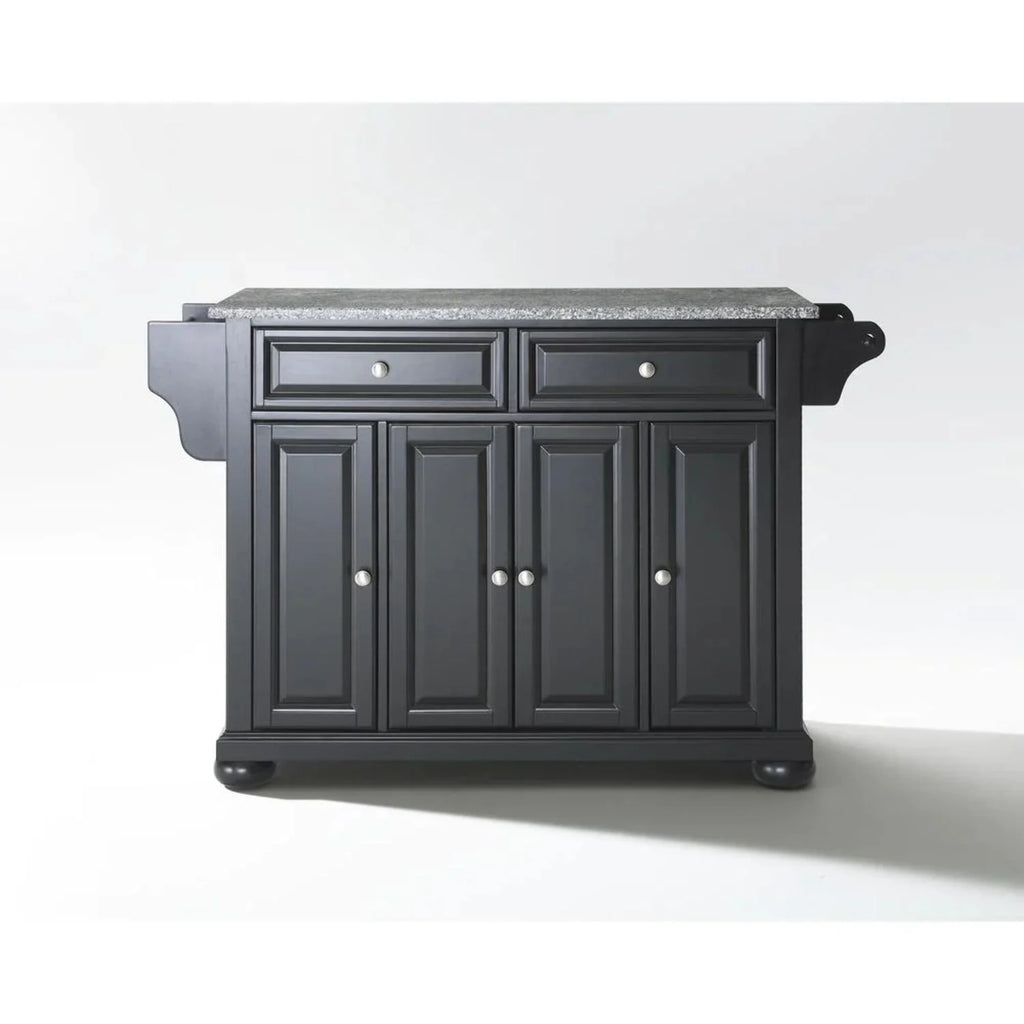 Black Granite Top Kitchen Island O258