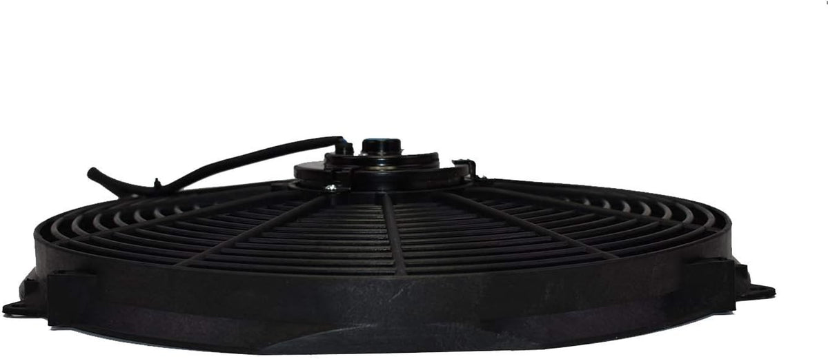 16inch 12V 3000 CFM Reversible Radiator Electric Cooling Fan with Mounting Kit Pack of 2 Q283