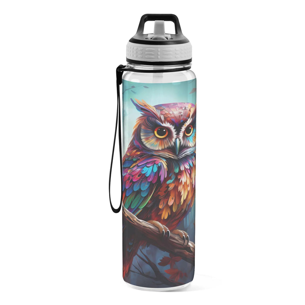 32oz Tritan Leakproof Clear Sports Water Bottle with Straw R67201