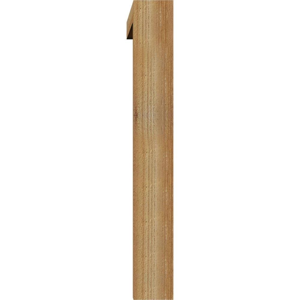 Rough Sawn Bracket with Offset Brace, Western Red Cedar Q907