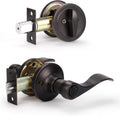 10 Pack Oil Rubbed Bronze Privacy Door Lever Lockset L69130