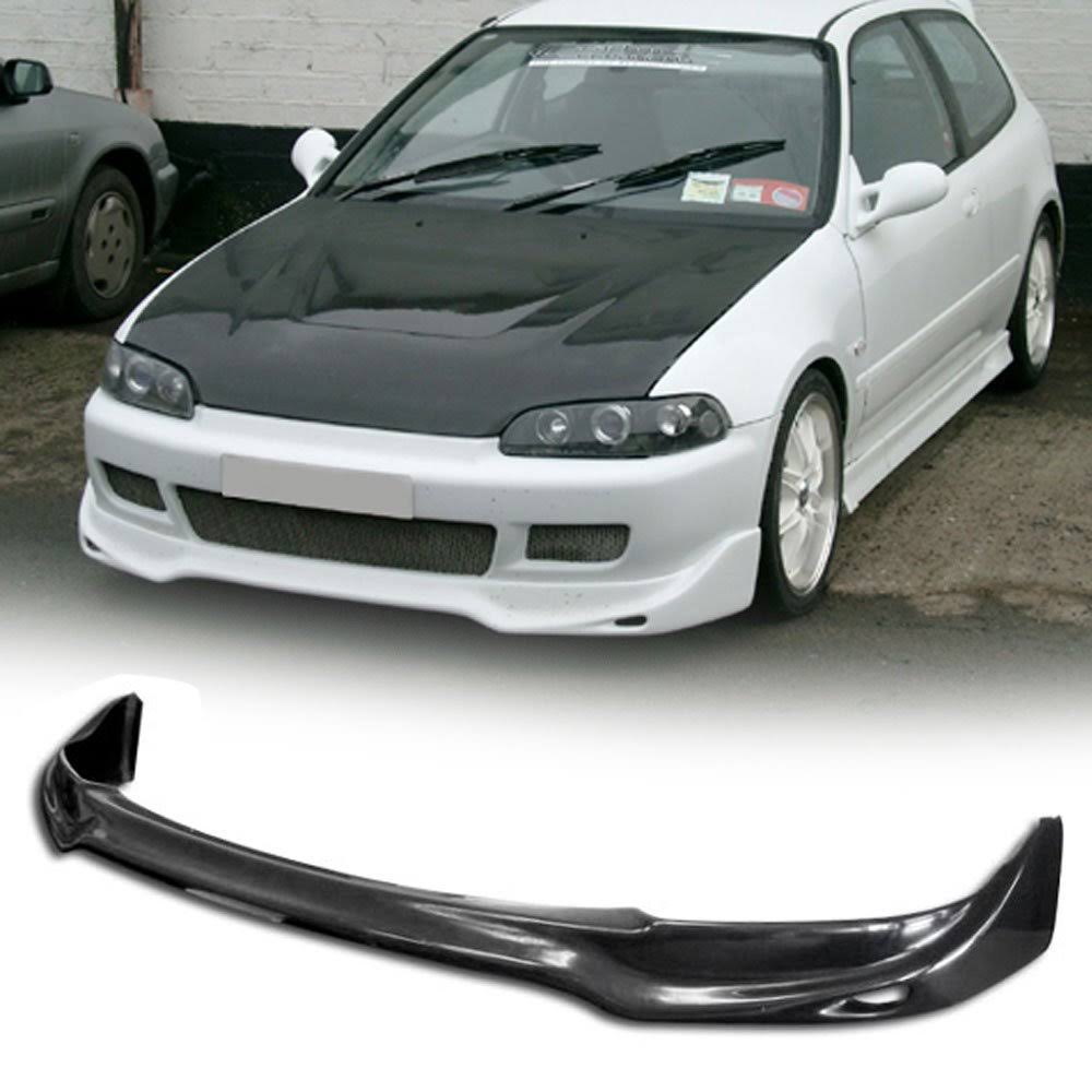 Black PU Front Bumper Lip for Honda Civic F304