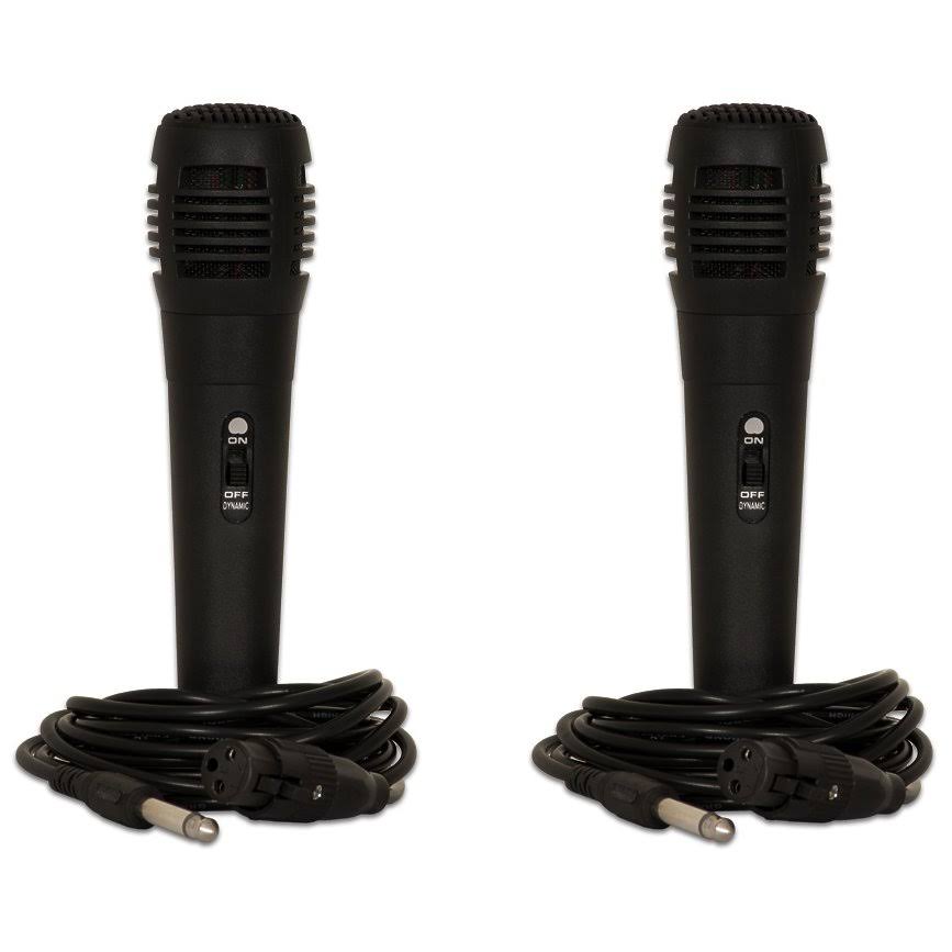 Powered 15x22 Bluetooth LED Speakers with Mics and Stands G3427