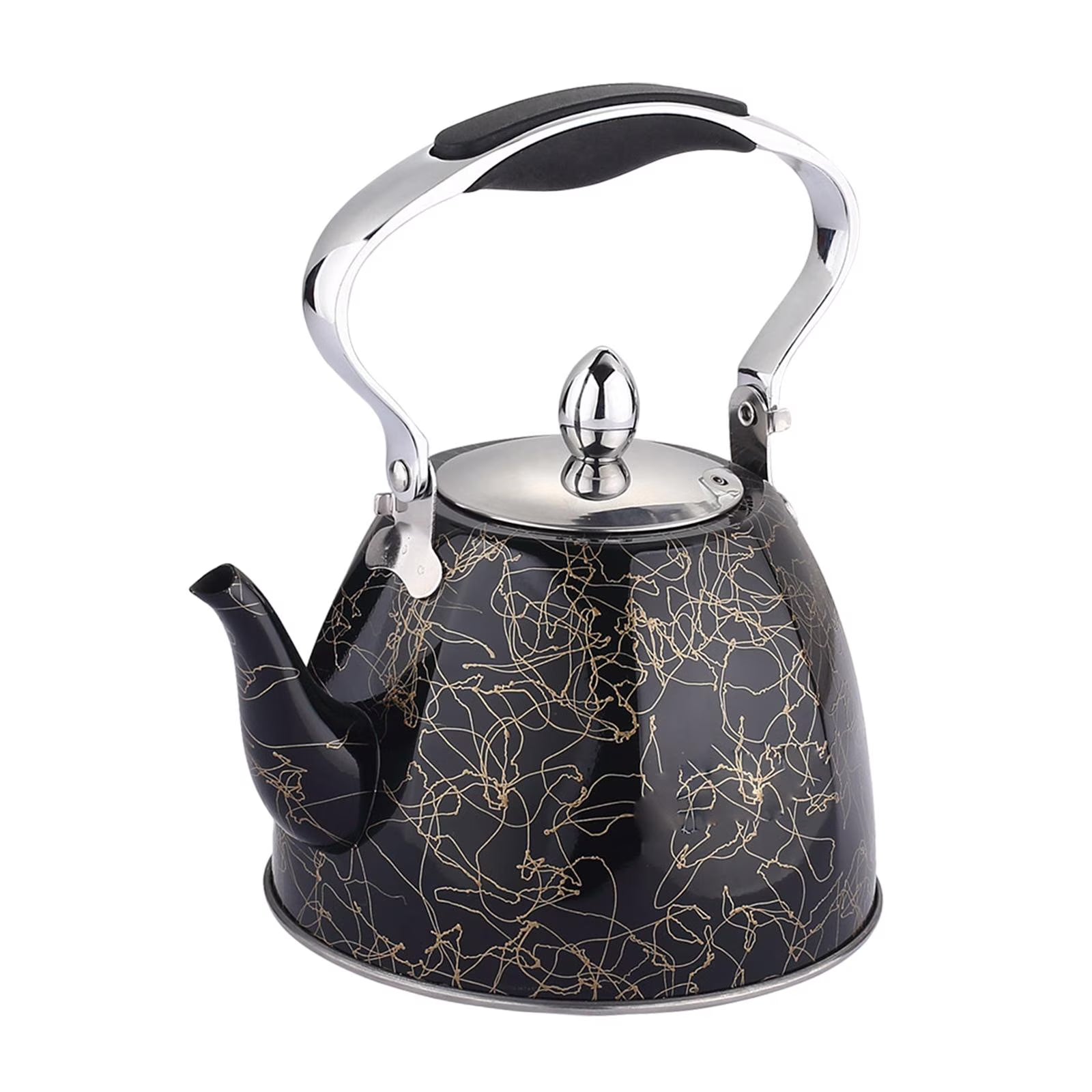 Black Gold 1L Tea Kettle with Anti Scald Handle D69023